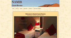 Desktop Screenshot of namibguestrooms.com